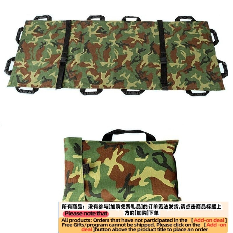 Get 7% coupon+gift】able Foldable Soft Stretcher First Aid Stretcher Simple Cloth Stretcher Mountain Outdoor Emergency Re