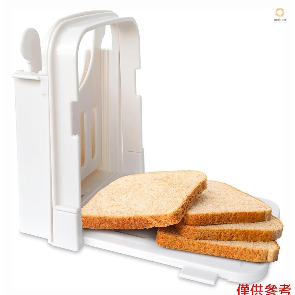 Bread Slicer for Homemade Bread Plastic Manual Bread Slicing Guide Foldable Bread Cutter for Sandwich