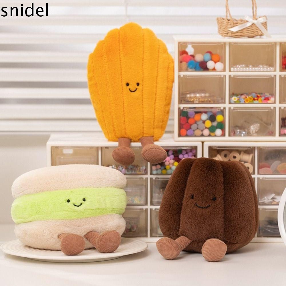 SNIDEL Simulation Dessert Party Plush Toy,|Egg Tart Fluffy Cartoon Dessert Plush Dolls, Cute PP Cotton Plushies Doll Dessert Party Dessert Plush Cartoon Toys Children Girls Boys