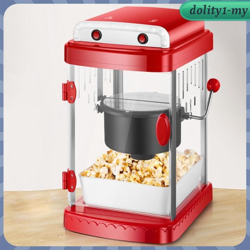 [DolitybdMY] Popcorn Machine Versatile Wide Mouth Countertop Family Kettle Popcorn Maker