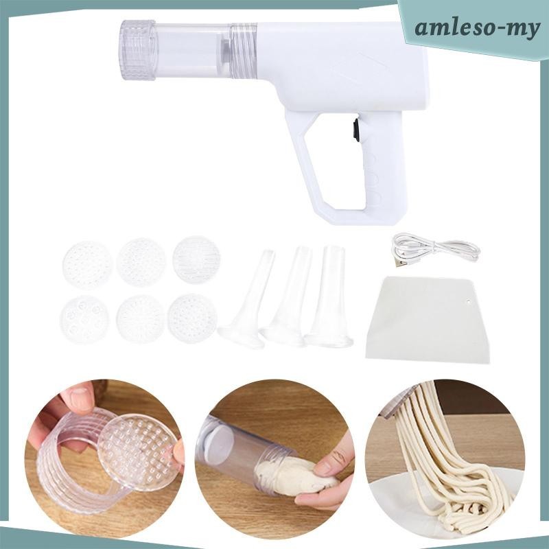 [AmlesoMY] Electric Pasta Maker Homemade Noodle Maker for Ramen Spaghetti Lasagna