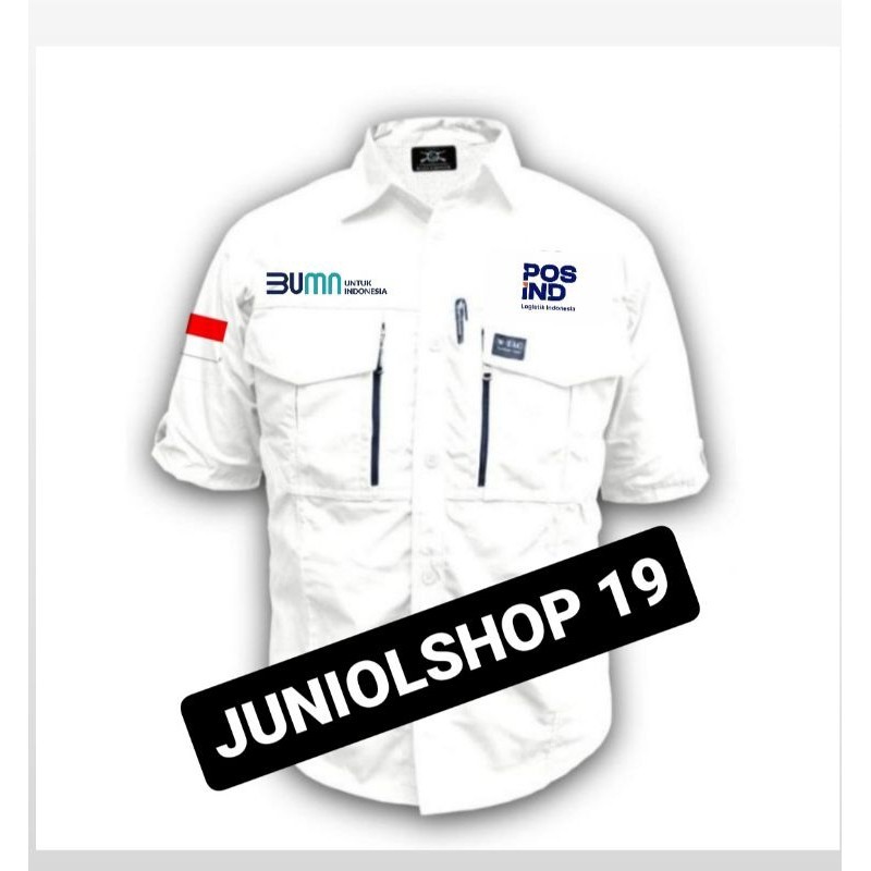 KEMEJA Indonesian Logistics IND Post Shirt/W-TEX TACTICAL Uniform BUMN POS Eng Logistics INDONESIA