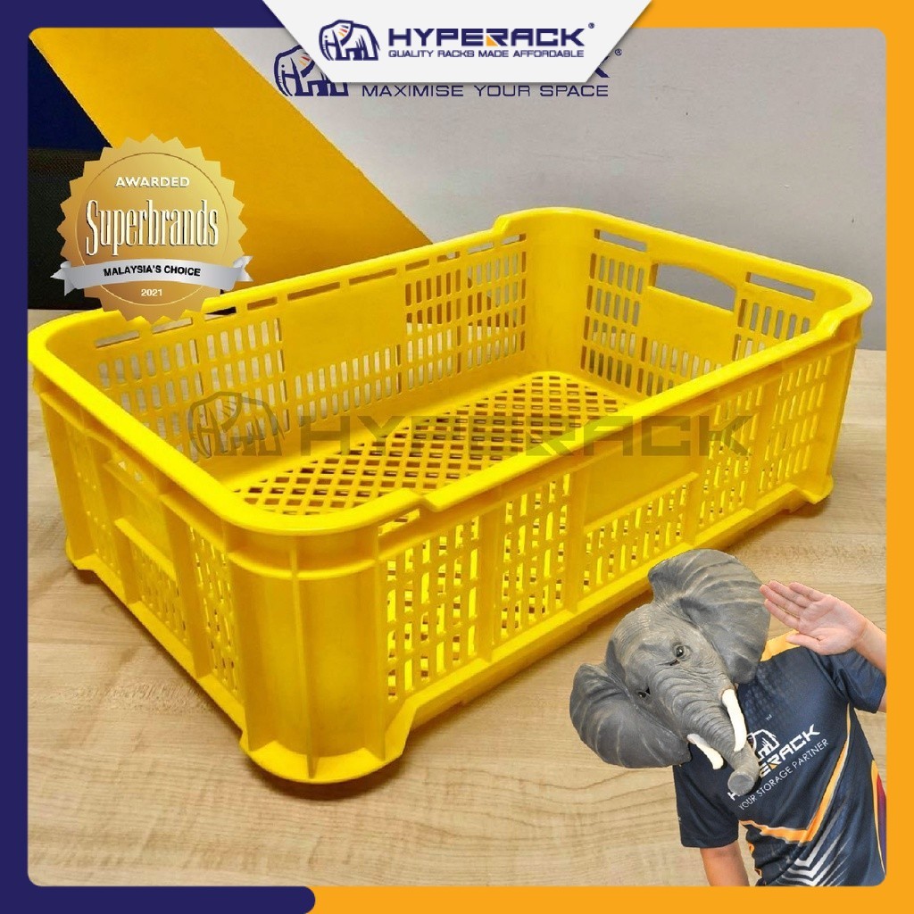 HYPERACK™️[Fast Delivery] Grocery Fruit Basket Yellow Basket / Bakul / 水果篮 菜篮