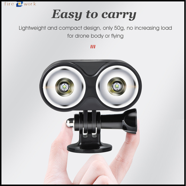 Exclusive Deal! Drone Searchlight Kit 4 Modes Night Flight Fpv Lighting Lamp Compatible For Dji Mavic 3 Air 2s/2 Mavic 2