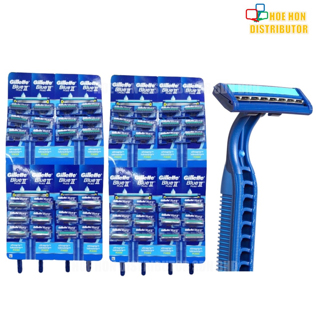 Gillette Blue II / Blue 2 Plus Disposable Razor 1 unit (ORIGINAL) Pisau Cukur