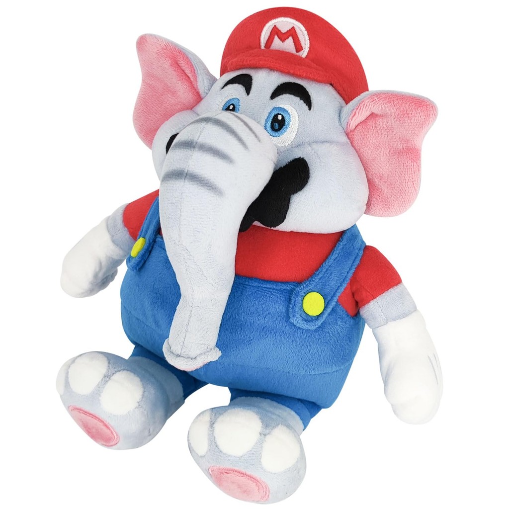 [Import from Japan] Sanei Boeki Super Mario Brothers Wonder Elephant Mario (S) W15 x D14 x H26cm Pl