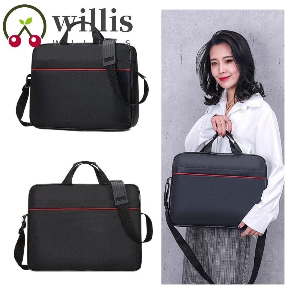 WILLIS Crossbody Briefcases, Handbag Large Capacity Business Tote Bolsas, Simple Multi-layer Thicken Document Laptop Handbag Lawyer