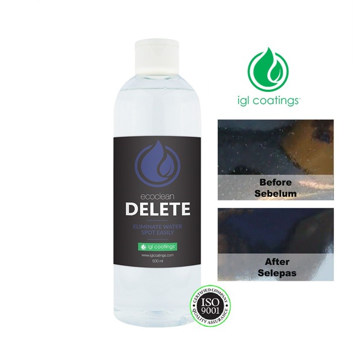 DELETE IGL Coatings Ecoclean Heavy Duty Car Watermark Hard Mineral Stain Remover Cleanser