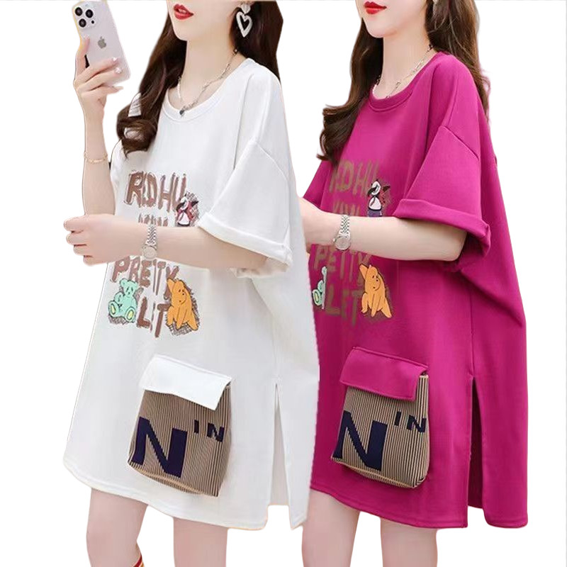 Summer 2025 oversized loose women's fashion design T-shirt