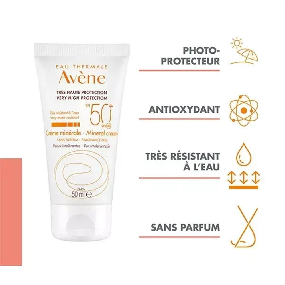 Avene Very High Protection Cream SPF50+ Face Sun Cream for Sensitive Skin 50ml