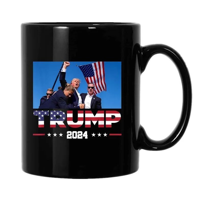 Trump Shot Never Surrender Coffee Mug Not Today You Can't Kill Freedom Attempted Assassination Donald Trump Fist Pump Shoot Cup