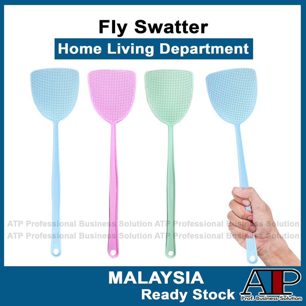 Repel Penghancur Nyamuk Large Soft Fly & Mosquito Swatter Thickened Plastic Fly Swatter Mosquito Trap Net Grid