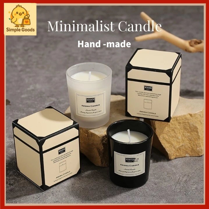 Minimalist Scented Candle Aromatherapy Lilin Wangi Aromatherapi Wedding Doorgift Kahwin Lilin Murah Wangi High -level souvenir