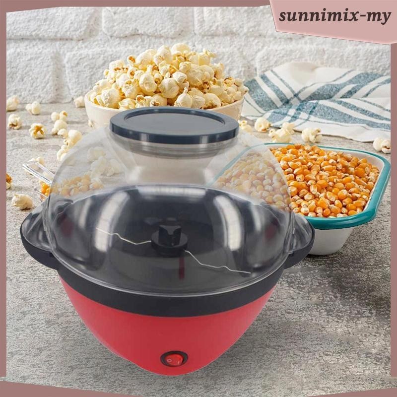 [SunnimixMY] Popcorn Maker 850W Quick Heat Non Stick Small for Gifts Household Party