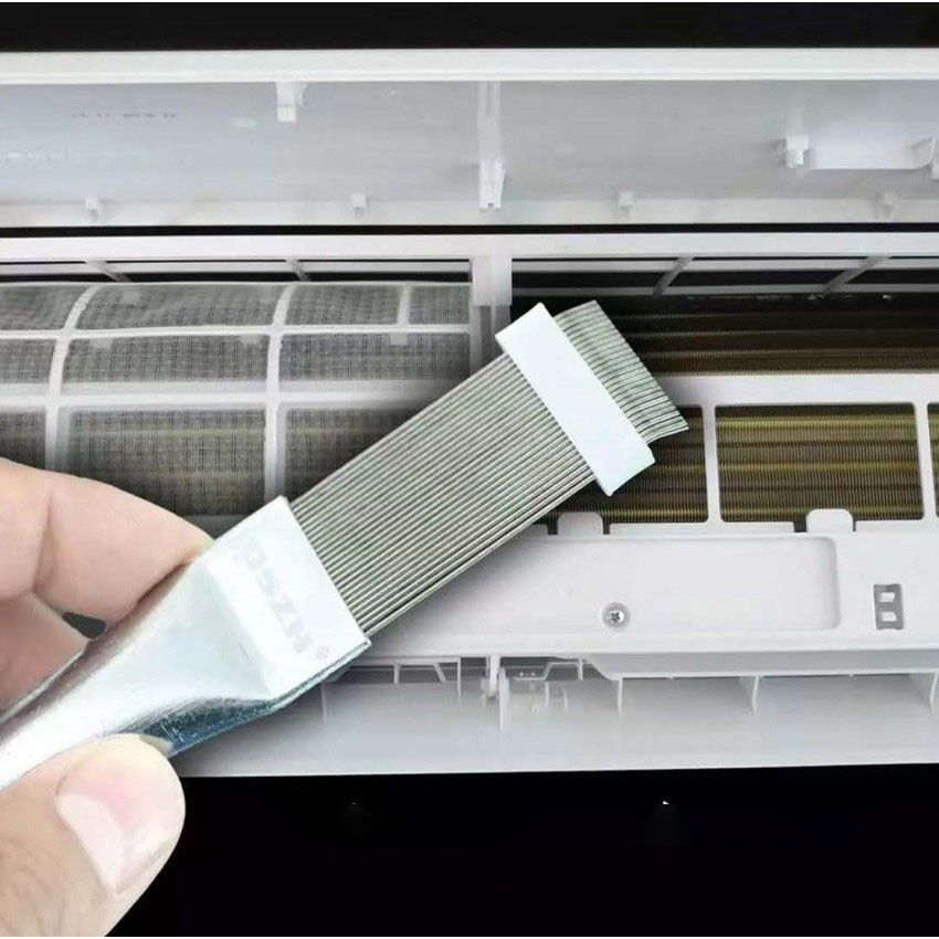 DIY Duty Stainless Steel Fin Comb Radiator Cleaning Brush Air Conditioning Dust Removal Tool Build Hardware - Image 4