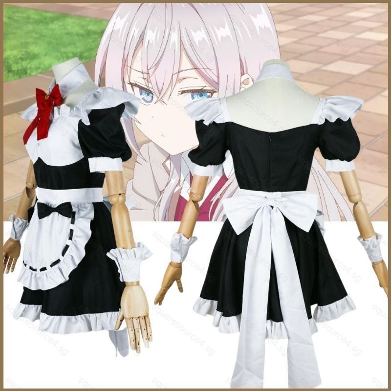 8U Alya Sometimes Hides Her Feelings in Russian Alisa Mikhailovna Kujou maid outfit sexy uniform dress cosplay cloth