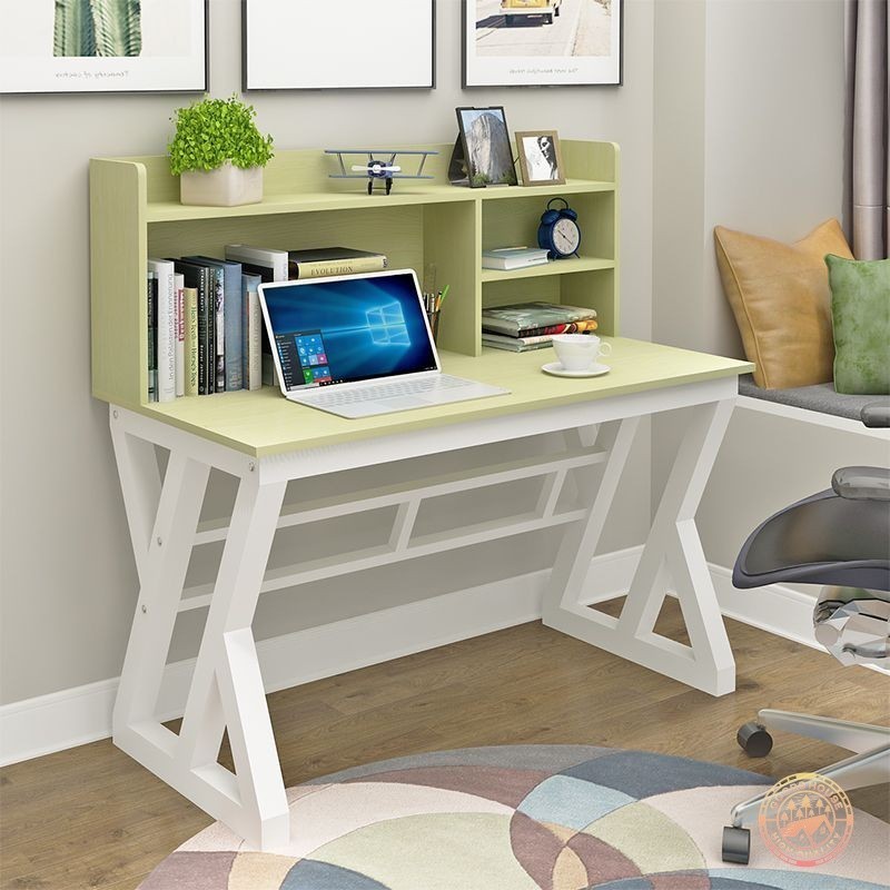 Children's desk with bookshelf  student children study table writing desk computer office desk 兒童書桌