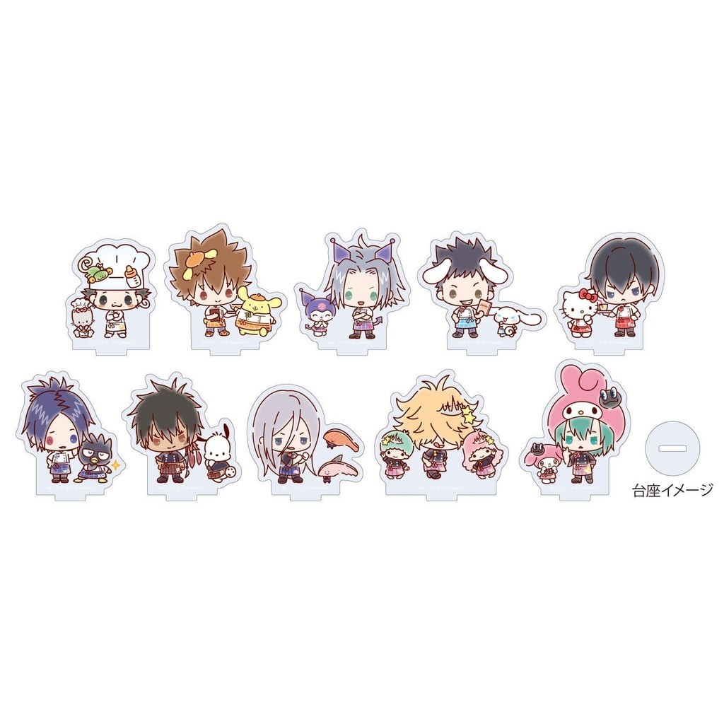 Katekyo Hitman Reborn Q Version Gokudera Hayato Acrylic Stand Hibari Kyoya Figure Display Anime Merchandise Collection