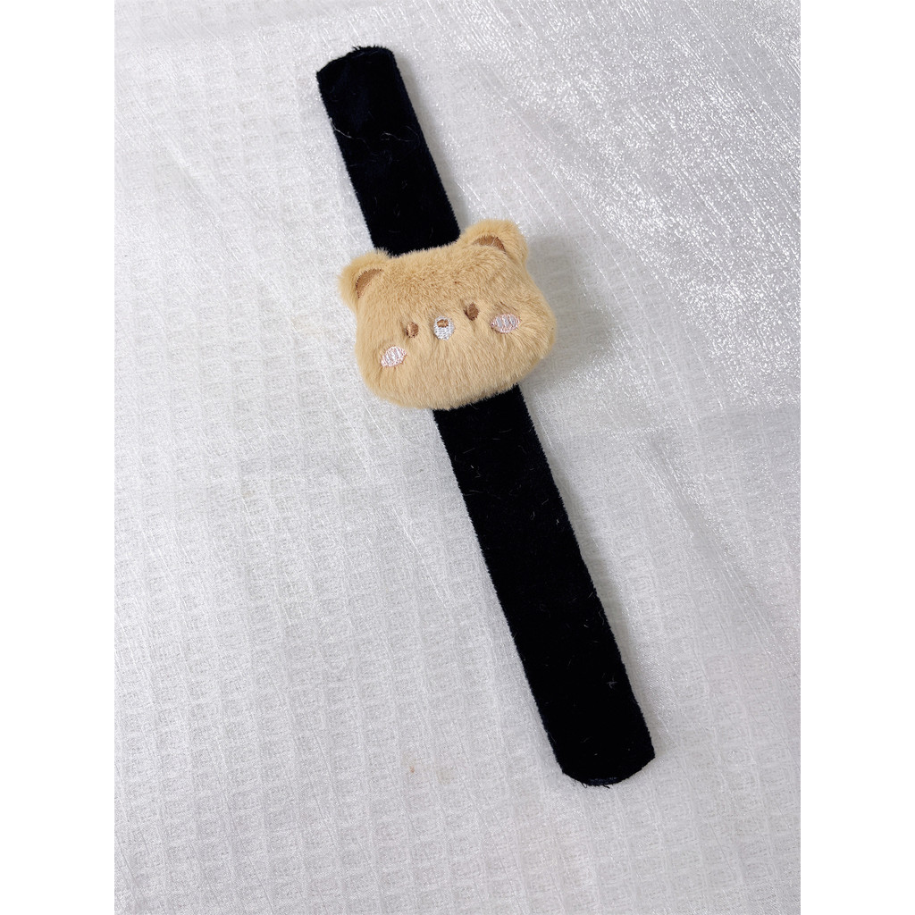 Haiyue Ornament Online Celebrities' Cute Cartoon Sanliou Pop Wrist Strap Ornament Plush Slap Bracelet Doll Children Play9.27