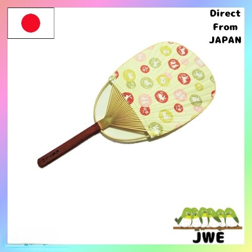 5 Sense Marugame Uchiwa Rabbit Pattern Bamboo Family Made in Japan Mideien Gift Outdoor Camp SDGS Sustainable