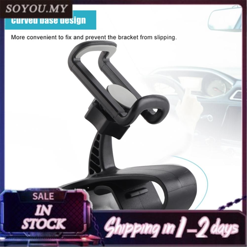 Soyoung Easy Mount Phone Stand Dashboard Widely Compatible 4 To 6.5 Inch Smartphones Out Travel Self-Driving Tour for Taxi Driver