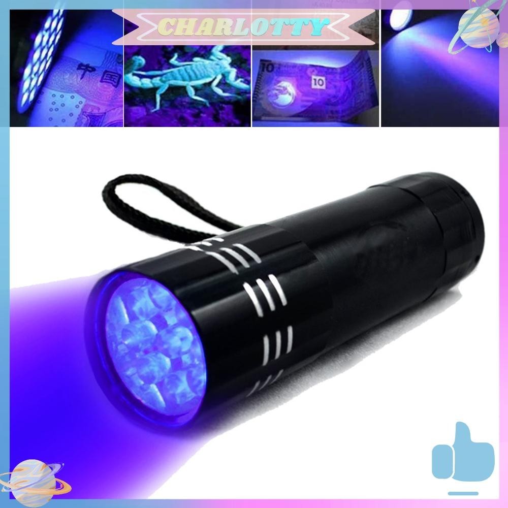 ✿ CHA ✿ LED UV Black Light Torch Ultra Violet Gas Leak Forensic Blood Urine Detector UK ★