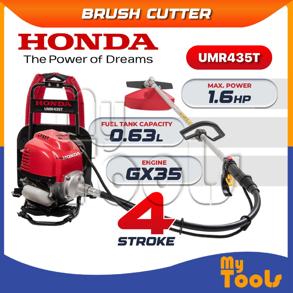 HONDA (JAPAN) UMR435T Brush Cutter | 4-Stroke | Handle Shaft | Grass Trimmer Mesin Potong Rumput