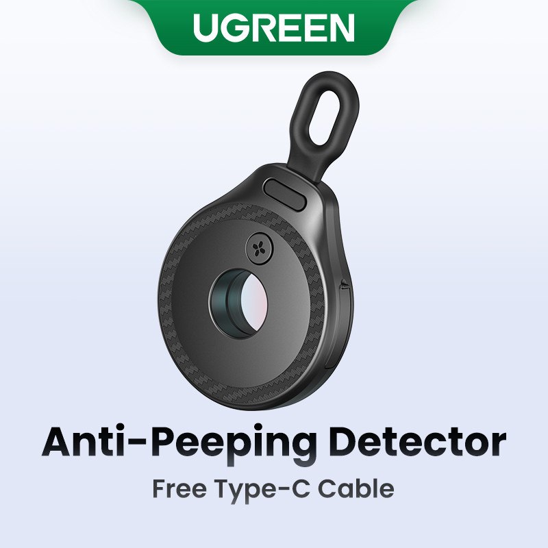 UGREEN Camera Detector Portable Pinhole Hidden Lens Detector Infrared Smart Hotel Anti-sneak Peek Anti-peep Artifact Anti-sneak Surveillance Detector