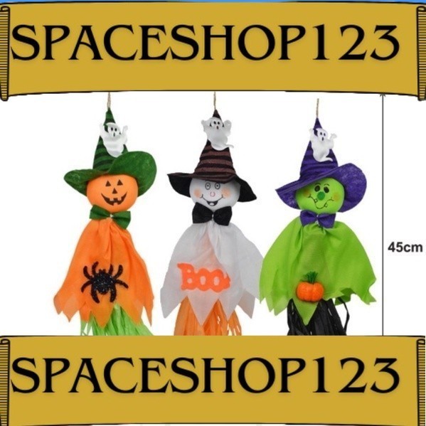 Scarecrow Horror Ghost Pendant Halloween Party Bar Decor Halloween Decoration Supplies Hanging Ornam