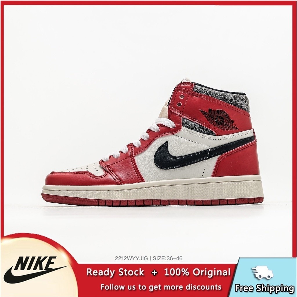 NK Wmns Air Jordan 1 Retro tinggi OG AJ1 1 lelaki Running Shoes Sneakers Unisex stabil Fit 2022 EIWW