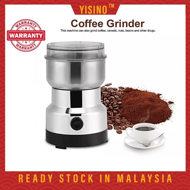 4-Blade Electric Stainless Steel Coffee Bean Grinder Home Grinding Milling Machine