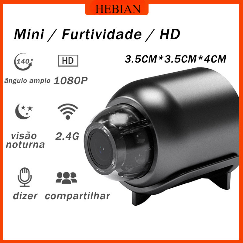 Mini Smart Security Camera Invisible WiFi HD 1080P Supports conversation Auto Tracking Connect to Cellphon