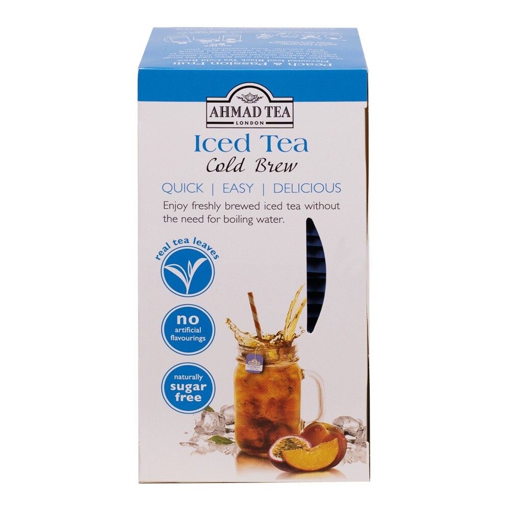 Ahmad Tea Cold Brew Peach & Passion (20 Teabags) Halal Certified