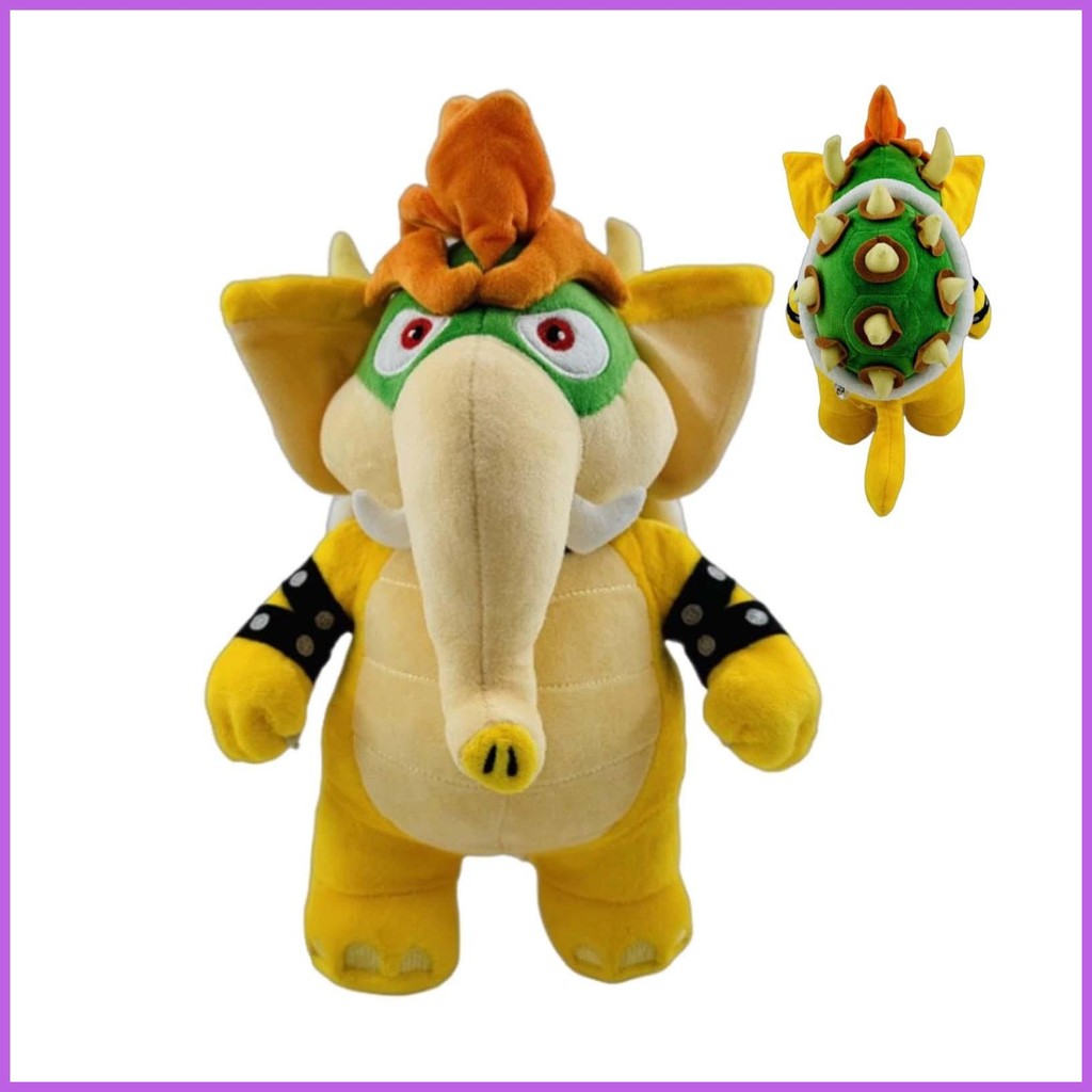 12.6 Inch Super Mario Elephant Bowser Fire Dragon Soft Plush Stuffed Doll Toy Game Periphery Room Decoration Kids sehmy