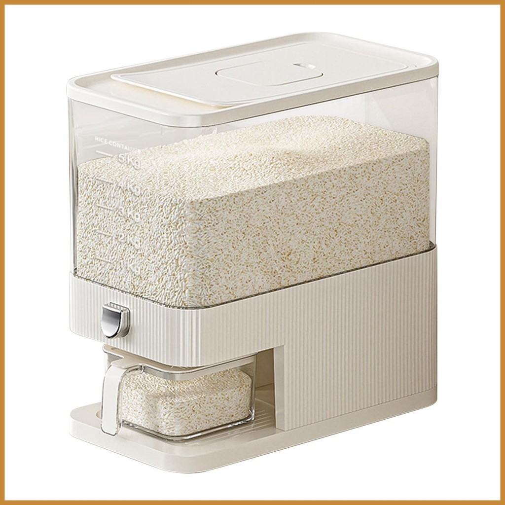 Airtight Rice Container Grain Dispenser for Rice Storage Dry Food Storage Containers Moisture Proof Rice Bin greiwemy