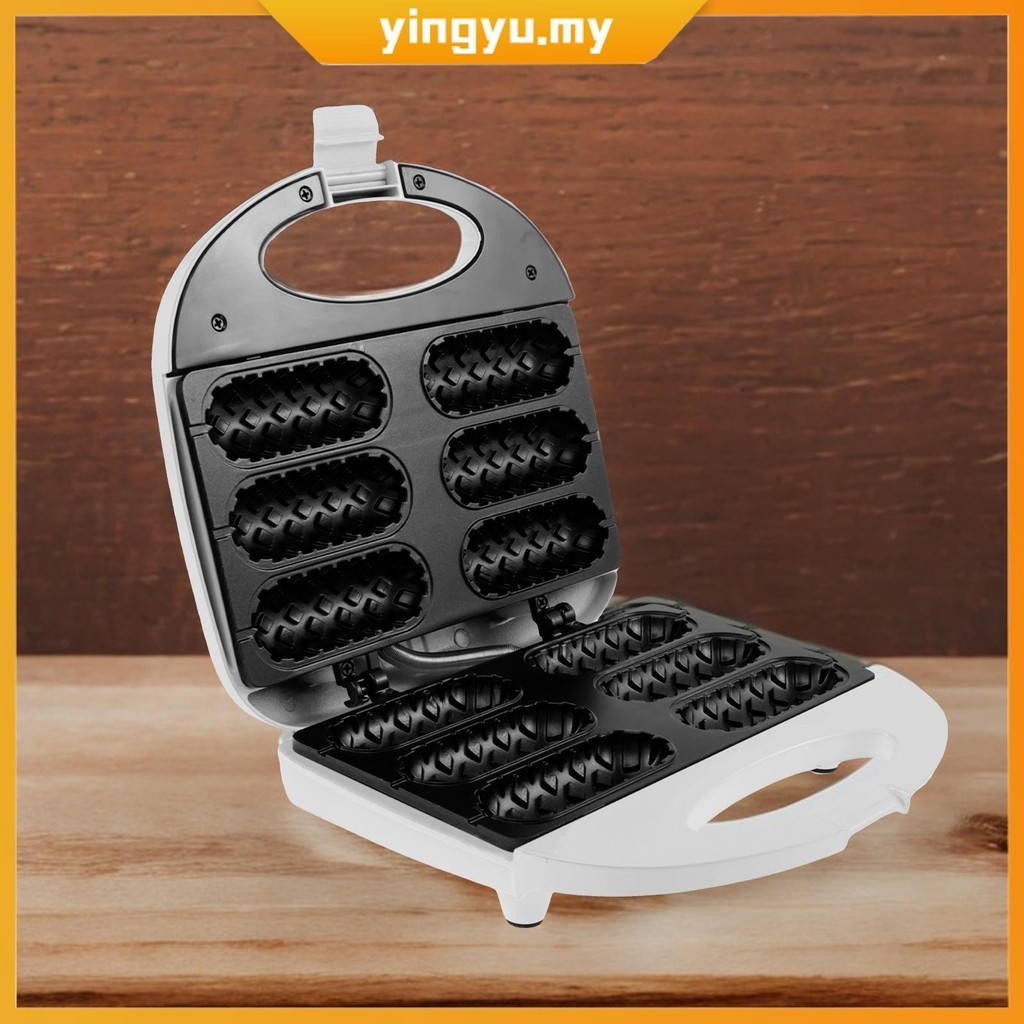 Corn Dog Waffle Maker 6 Cavity Mini Corn Dog Maker Automatic Temperature Control Waffle Dog Maker Non Stick Hot Dog Maker Practical Waffle Stick Maker Compact Corndog SHOPCYC5588