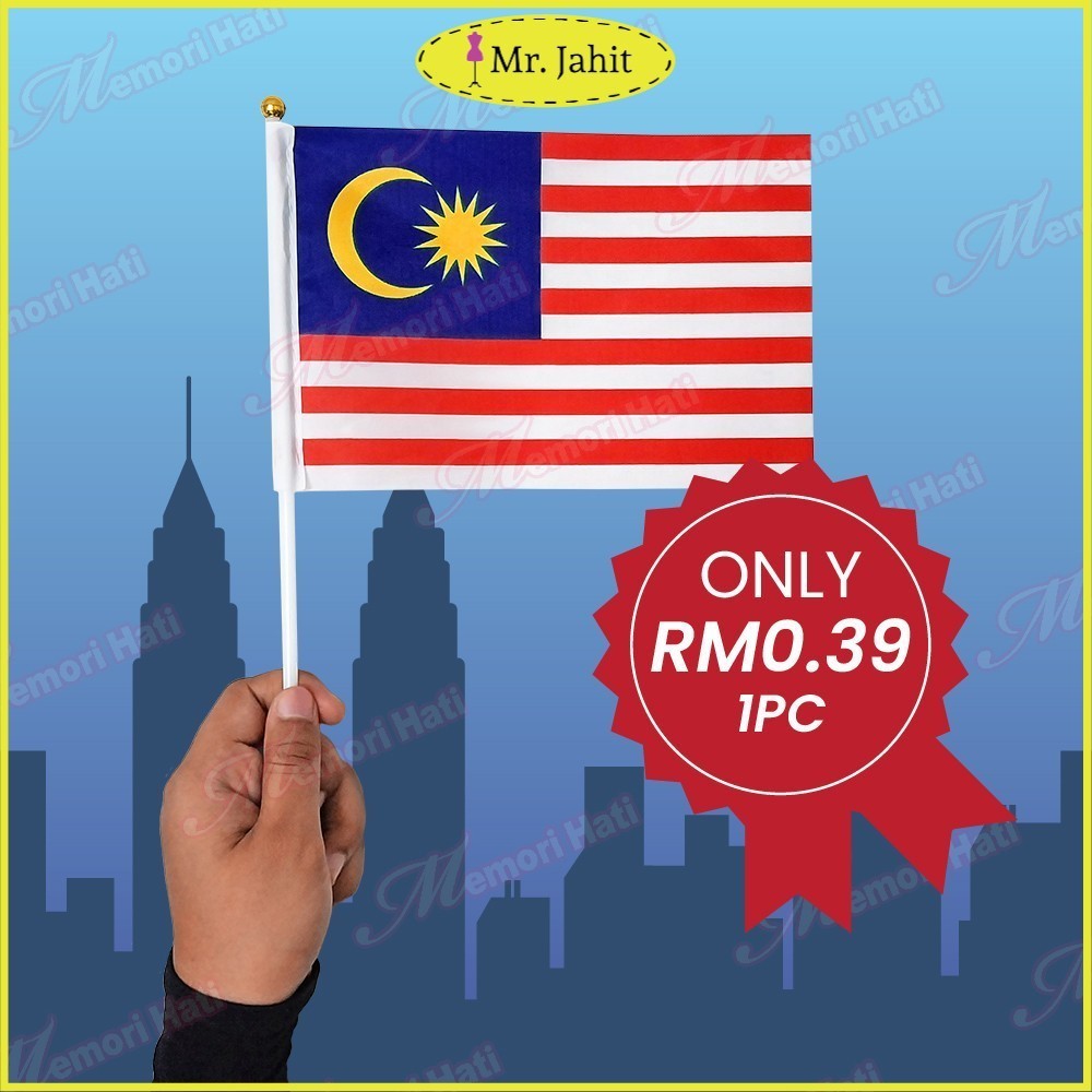 READY STOCK Malaysian Flag Bendera Malaysia Tangan Kecil