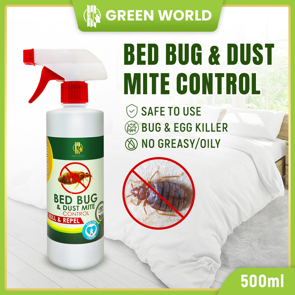 Green World Bed Bug&Dust Mite Spray Ubat Pijat Kutu Busuk Pijat Hama Pepijat BedBug pepijat pijat