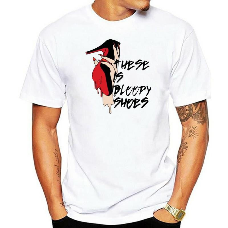 Cardi B T Shirt Boy These Are Bloody Shoes T Shirt Free Shipping Unique For Boy Graphic T Shirt