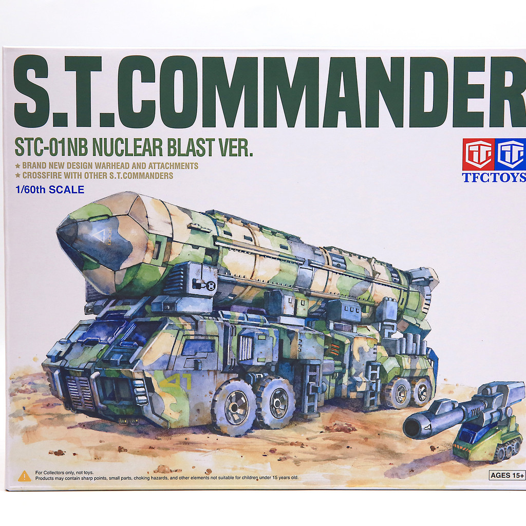 [New Product Hot Sale] Reprint Reprint Ready Stock Alloy Deformation TFC STC01NB Supreme Tactical Commander Rolling Ray Nuclear Missile Dongfeng Miss