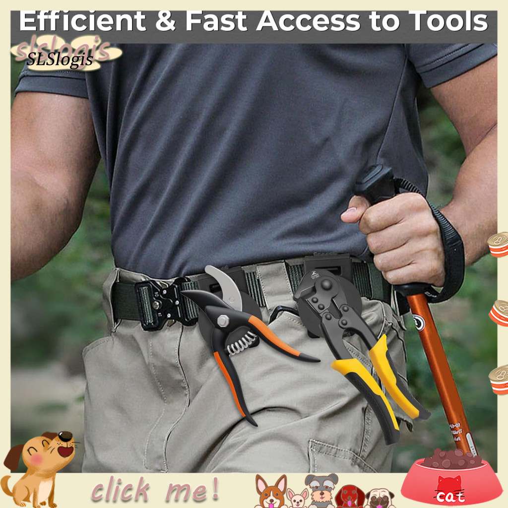 SGW_ Efficient Tool Storage Solution Tool Belt Clip Strong Magnetic Tool Holster Belt Clip for Easy Access Heavy-duty Holder for Quick Transportation Non-slip Accessories