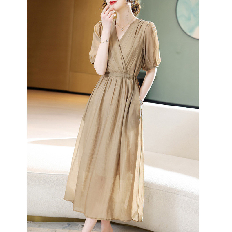 Dresses New Women's Amazing Temperament Long Summer Slim Half-body Dresses Fashion