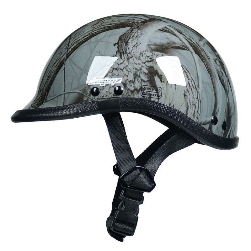 DOT Vintage Motorcycle Helmet Half Jet Motorcycle Helmets Unisex Protection Personality Helmet A0SO QESG