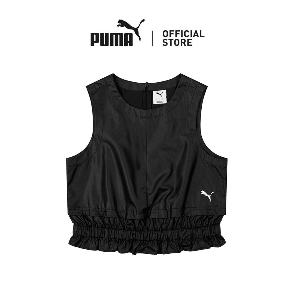 PUMA Wardrobe Essentials Layered Crop Top Women