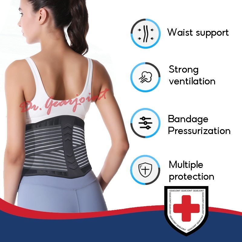 Purpose Essential lumbar support /waist support/lumbar Belt/Back Braces Lower Back Relief Pain Sciatica H - Image 3