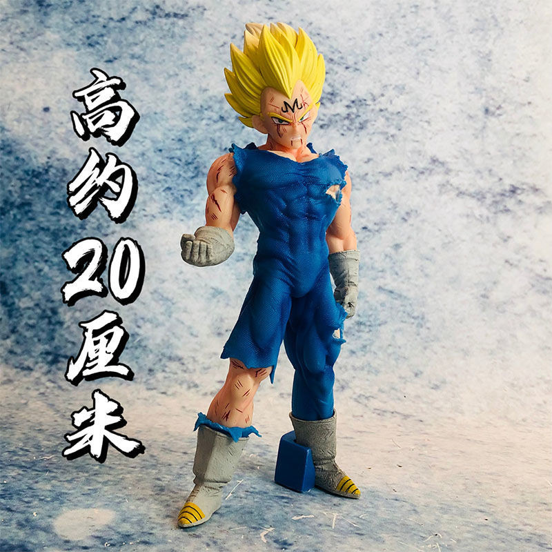 Dragon Ball sky Self-Explosive Demonization Vegeta Battle Damage Statue Figure Ornament Model Merchandise Doll Gift