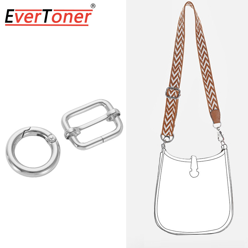 EverToner Bag Shoulder Strap Adjustable Buckle for Evelyn Mini Shoulder Strap Adjustable Remodeled Button Buckle Hardware Bag Accessories