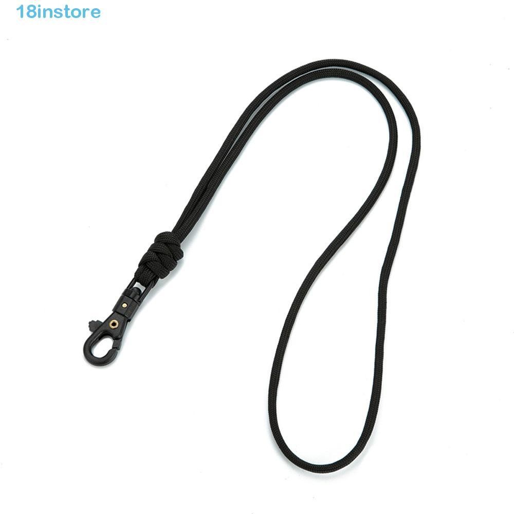 INSTORE Handmade Lanyard Survival Backpack Key Ring Paracord High Strength Outdoor Tools Camping Hiking Self-Defense Multifunction 7-core Umbrella Rope Keychain