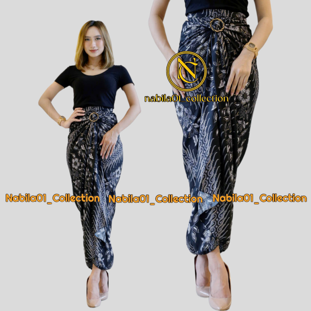 Must Durable Songket Wrap Skirt Modern Batik Jumputan Women's Graduation Kebaya Bottom - Image 3