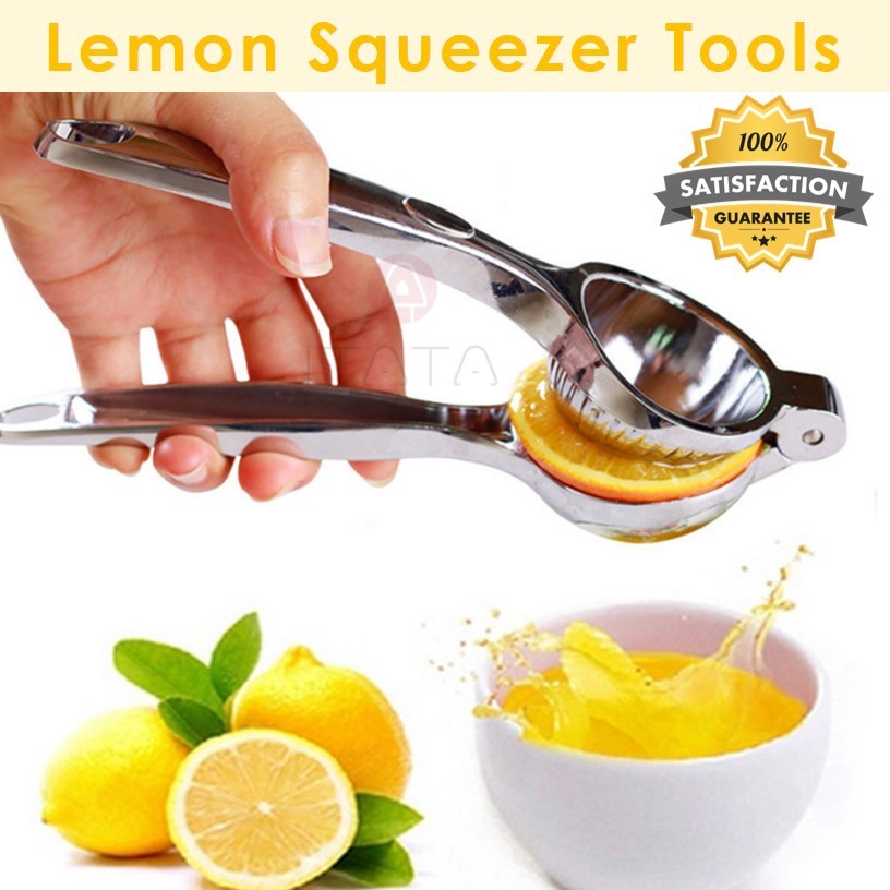 [CLEARANCE STOCK] Lemon Squeezer Manual Stainless Steel Hand Press Juice Citrus Pemerah Buah Lemon